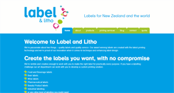 Desktop Screenshot of label.co.nz