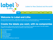 Tablet Screenshot of label.co.nz